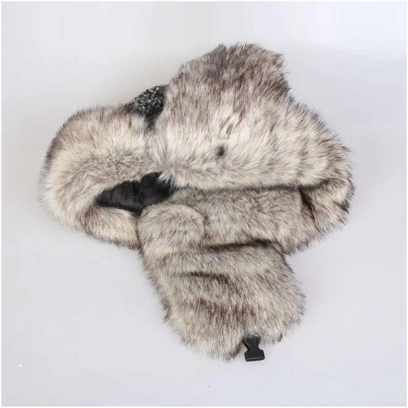 Mens Warm Bomber Hat Mens Lei Feng Hat Ear Hoods Outdoor Cotton Hat Northeast Snow Hat Windproof Warm Hat B-8525 241220
