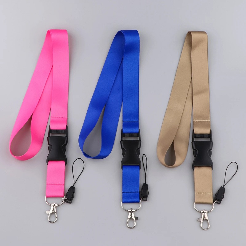 Custom LOGO Mobile Phone Lanyard Neck Hanging Lanyards for Keys ID Card Employee Card Badge Holder Straps Camera Rope