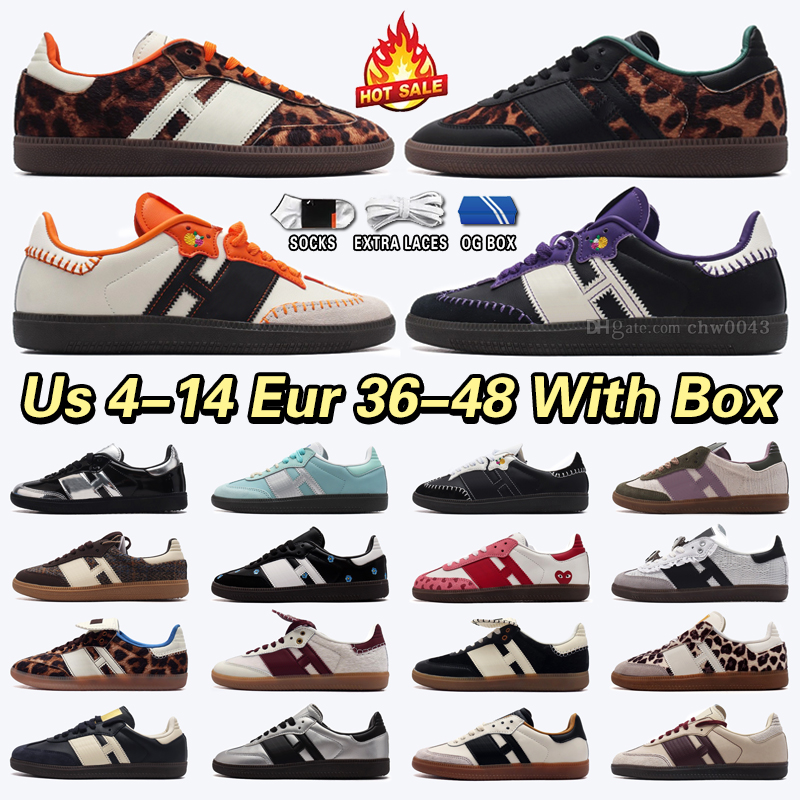 2025 New Style Designer Leopard Print Big Size Us 14 Mens Womens Casual Shoes Versatile Comfortable Wear-resistant and Low-cut Leather Outdoor Sneakers Eur 36-48