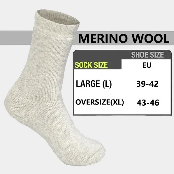 3 pairs of mens woolen socks for couples solid winter snow Christmas gift cashmere Malino thick woolen looped socks 241219
