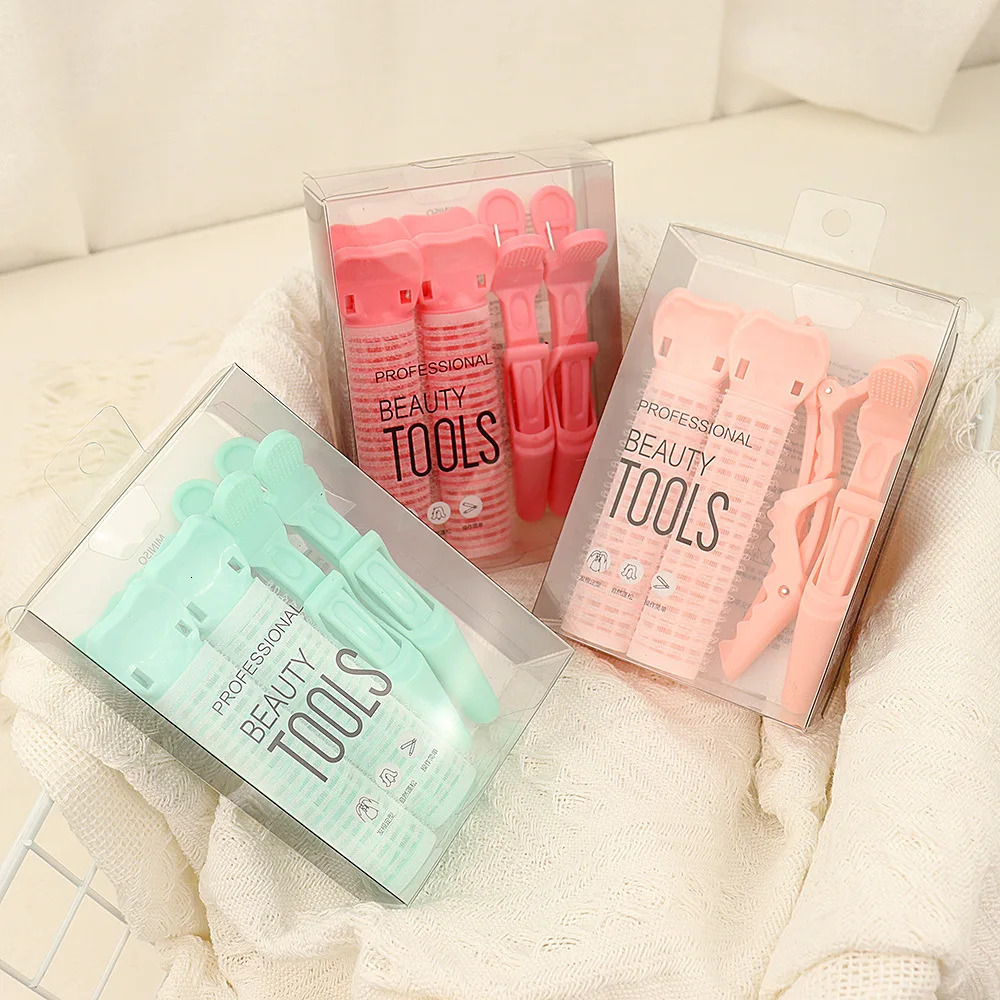 Molans 1Set Hair Rollers Heatless Hair Curlers No Heat Hair Bang Volume Self-adhesive Hook amp Loop DIY Styling Tool 241220