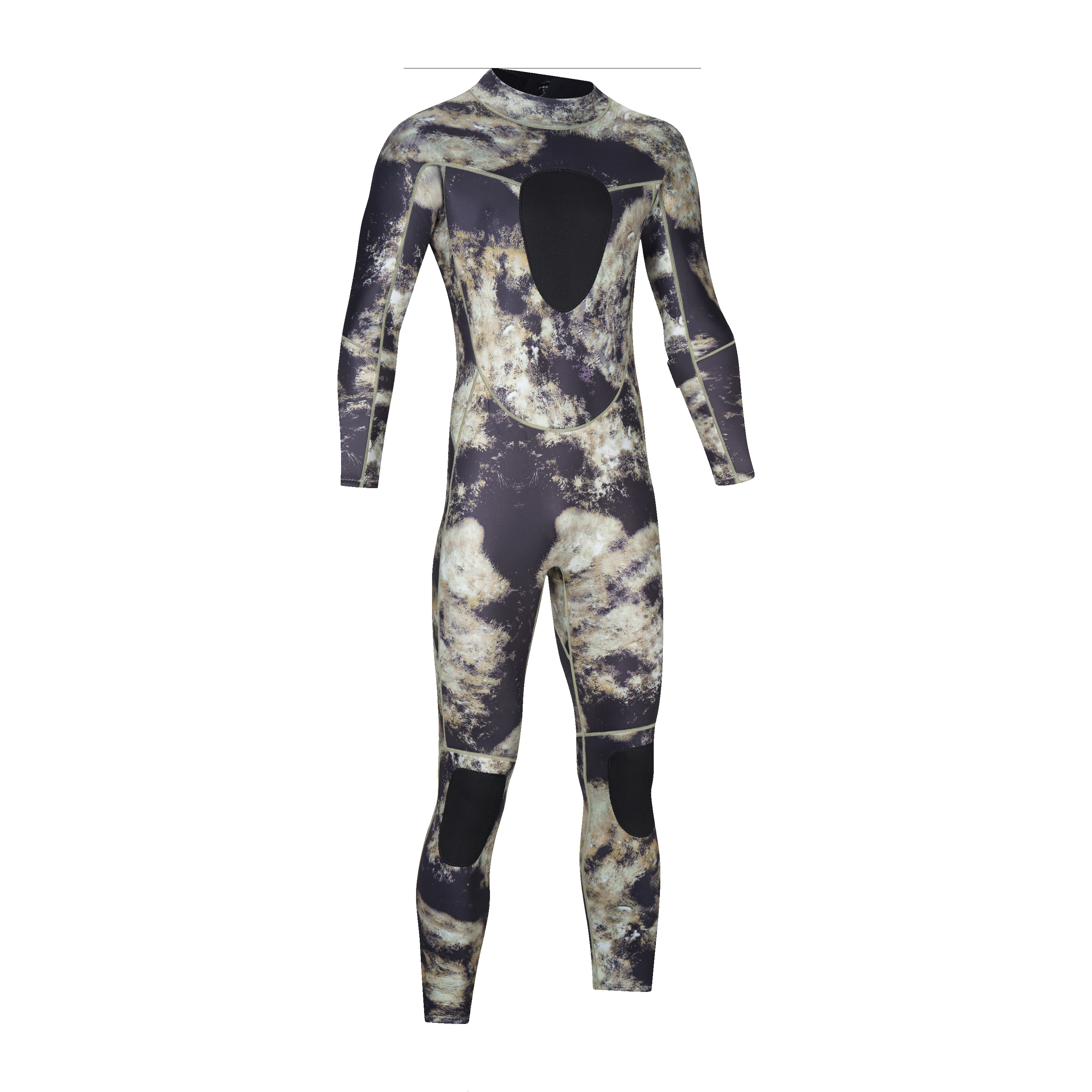 Chloroprene Rubber 3mm Scuba Camouflage Diving Suit Integrated Long Sleeved Men's Warm Swimming Kayak Designer Swimsuit