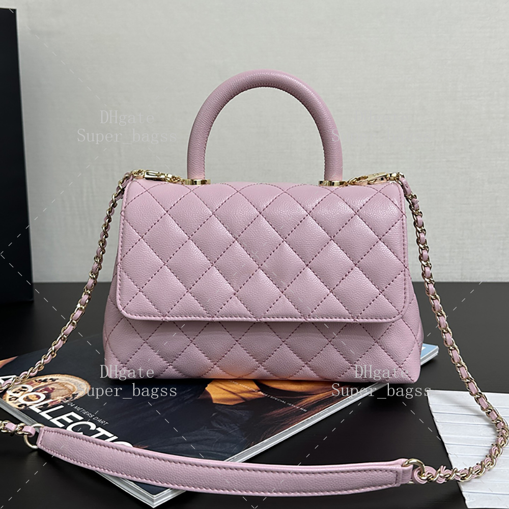 Luxury designer bag leather evening bag 24CM handbag super quality chain bag shoulder bag with box C025