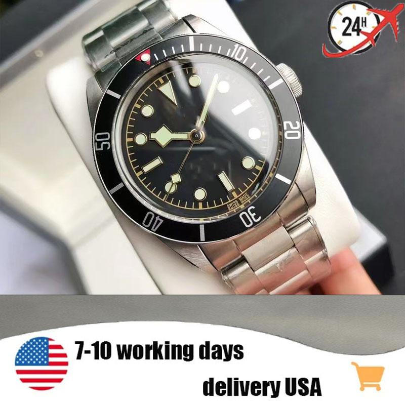 2024 new men's mechanical watch ceramic bezel stainless steel sapphire glass fashion luxury watch