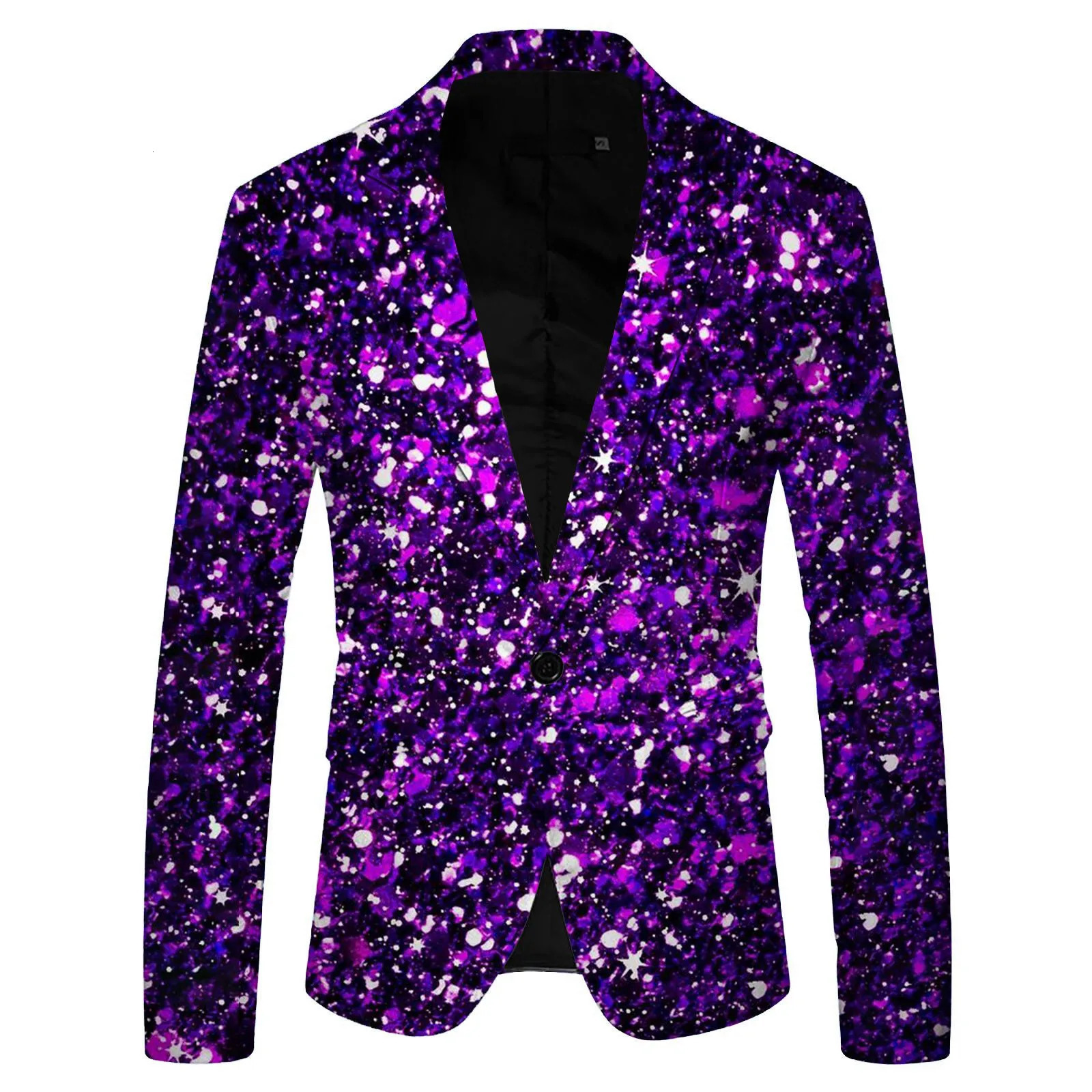 Shiny Gold Sequin Glitter Embellished Blazer Jacket Men Nightclub Prom Suit Costume Homme Stage Clothes For Singers 241218