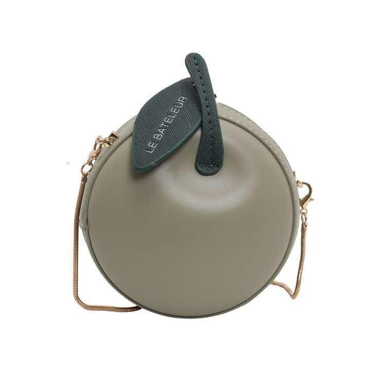 Apple Fashion Mini Bag, New Style, Versatile, Personalized, Mouth Red Envelope, High end, Small and Narrow Cross Women's Bag