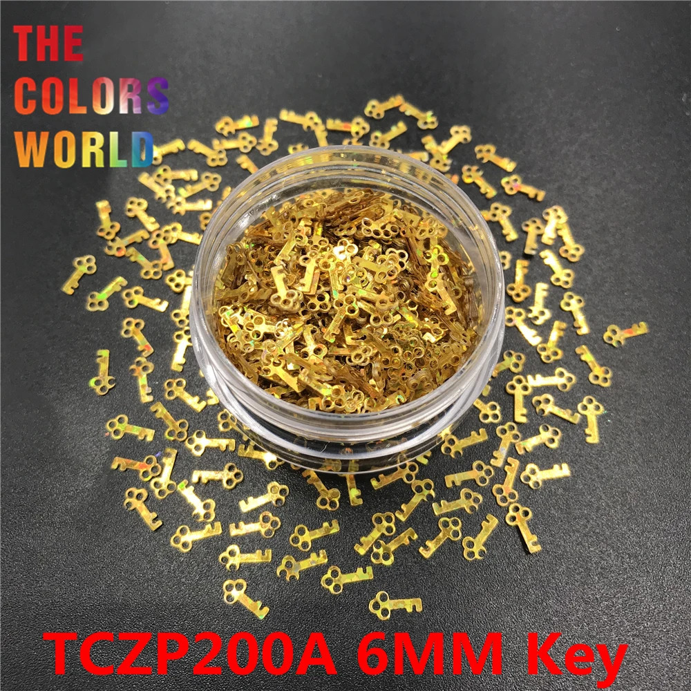 Scissors and Key Shape Sequins Nails Glitter Nail Art Decoration Body Art Face Paint Makeup Tumblers Craft Accessoires Festival 241220