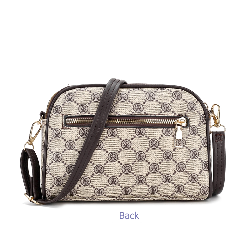 Vintage Pattern Shoulder Bag for Women PU Leather Textured Bag Purse 2023 New Classic Fashion Versatile Crossbody Bag