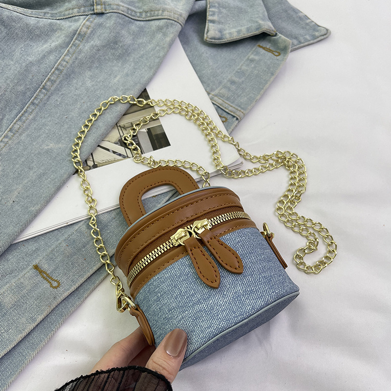 Free shipping new Single Shoulder Bag Fashion womens Mini bucket crossbody bag with loose change
