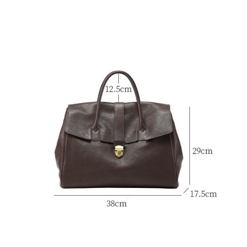 Jamhoo England Style Tote Bags For Women Designer Handbag And Purse 2024 New Vintage Lock Large Capacity Underarm Bag