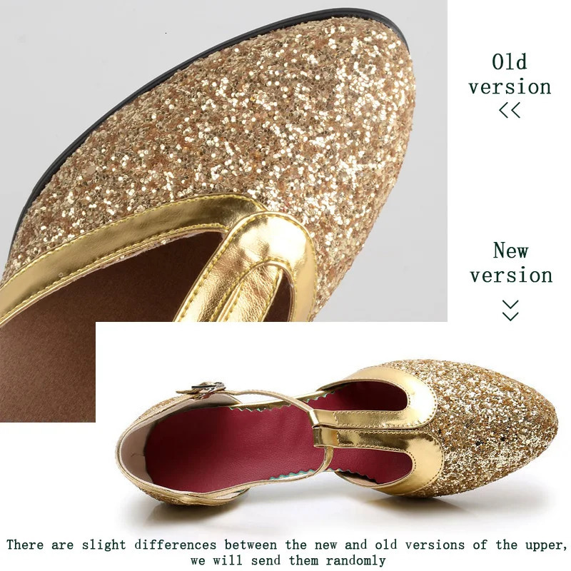 Salsa Latin Dance Shoes for Women Tango Ballroom Dance High Heels Soft Dancing Shoes for Women 3.5/5.5cm Ballroom Dance Sandals 241220