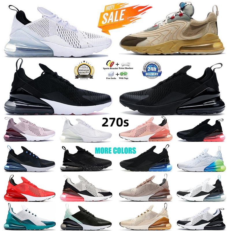 270 270s Designer Platform Mens Womens casual Running Shoes Triple White Black Red Pink Blue Navy Anthracite Men Women Sports Trainers jogging walking Sneakers 36-45