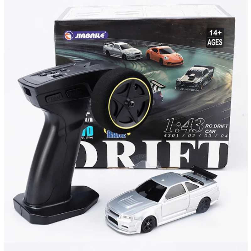 Wireless Remote Control 1 43 Mini 4wd Drift Remote Control Car Full Scale Professional Rc Racing Boy High Speed Remote VehicleXJ241221