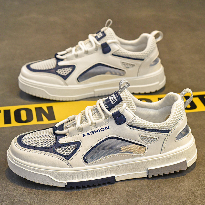 2025 spring and summer new trend men's shoes casual sports shoes to increase breathable shock absorption anti-slip wear shoes
