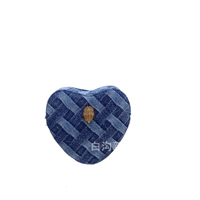 Bag Cowboy Woven Eagle Head Women's High-End Sense, One Shoulder Crossbody Chain Bag, Peach Heart Bag