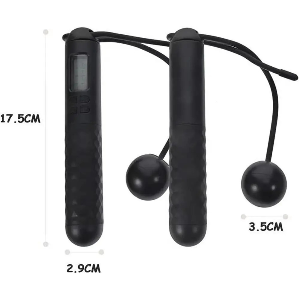 Cordless sliding rope with anti gravity ball skipping rope LCD wear-resistant suitable for adults/children 241220