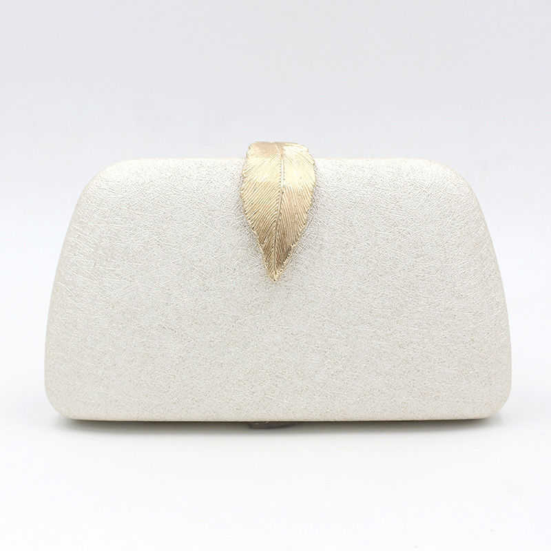 New Banquet Handheld Womens Banquet Flower Leaf Clutch Bag Evening Dress Evening Party Velvet Cheongsam with Evening Dress Bag 240920