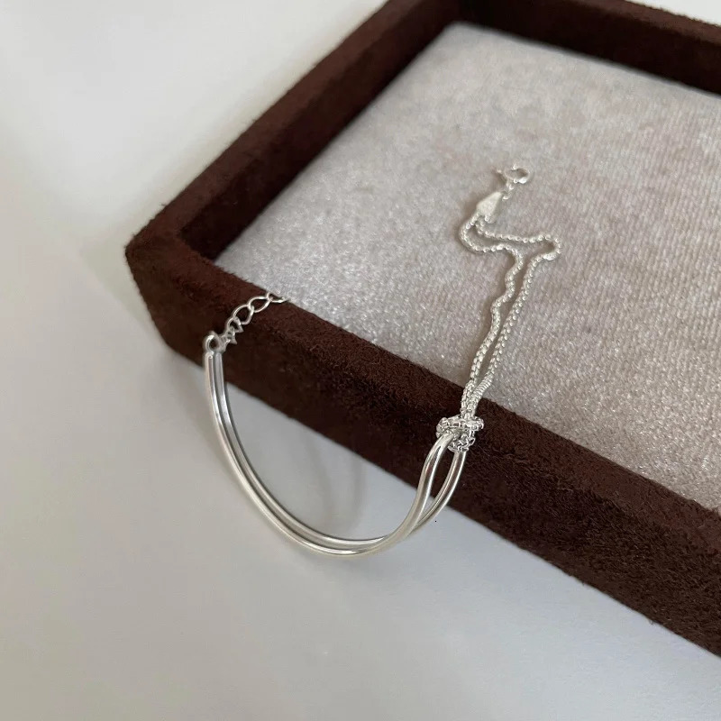Minimalist Dozen Chain Wristband Bracelet Women South Korea Special-Interest High-Grade Jewelry 241220