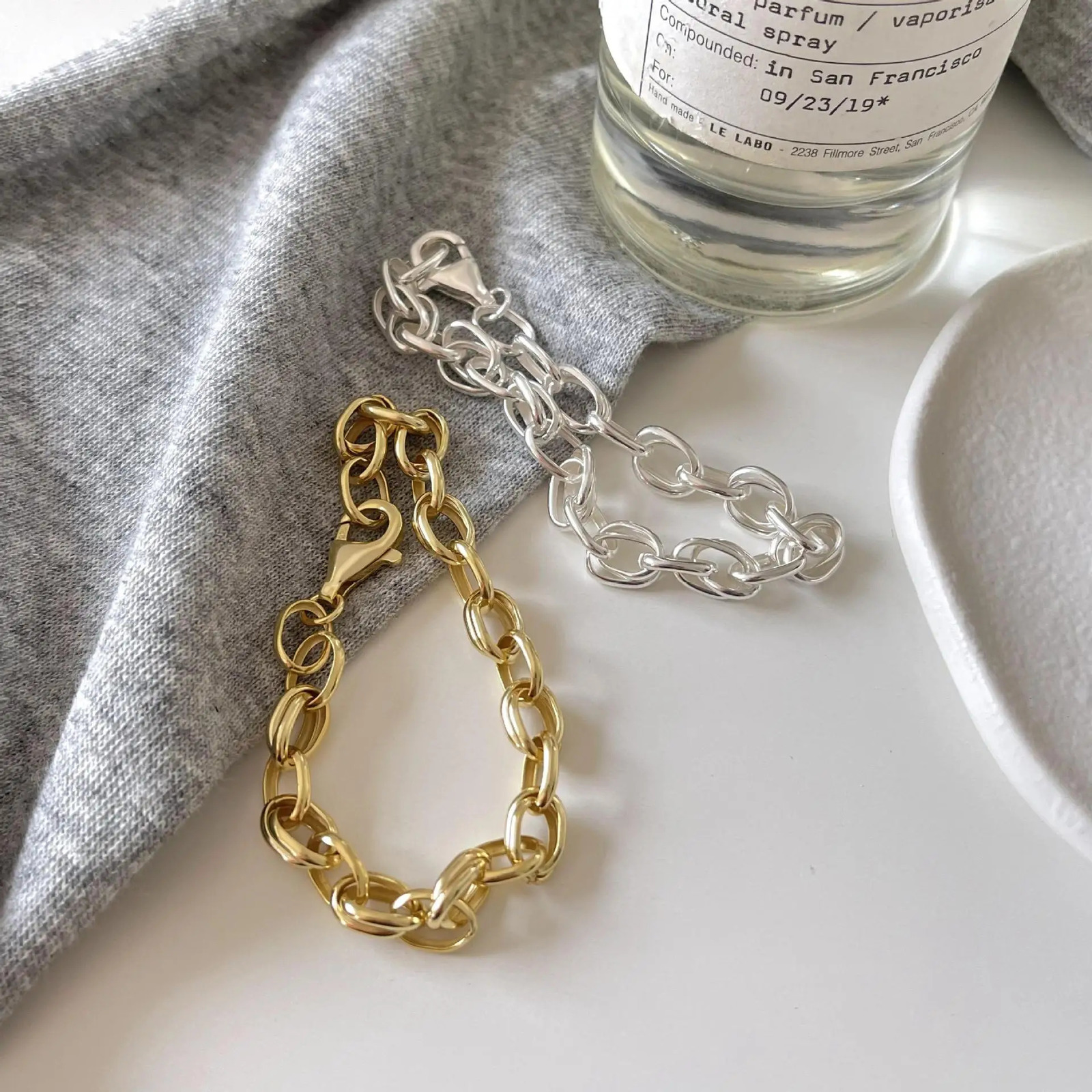 SHANICE S925 Sterling Silver Basic Chain Bracelet For Woman Charm Wedding Engagement Fashion Party Jewelry 241220