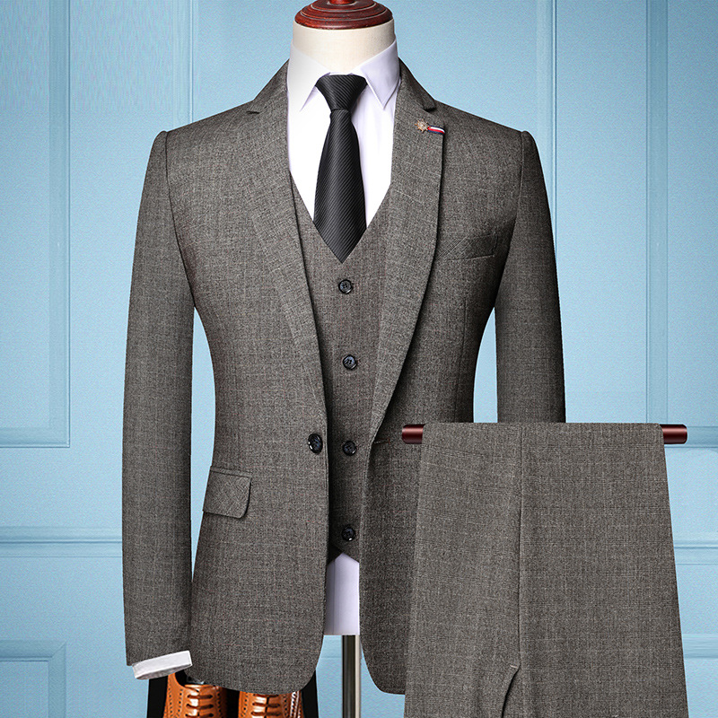 H635 Slim fit business suit formal suit groom wedding dress