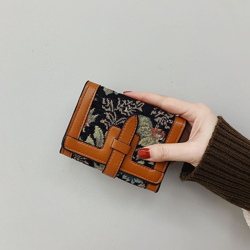 Free shipping 2025 designer Wallets Card square bag wallet canvas Multiple card slots large capacity handbag