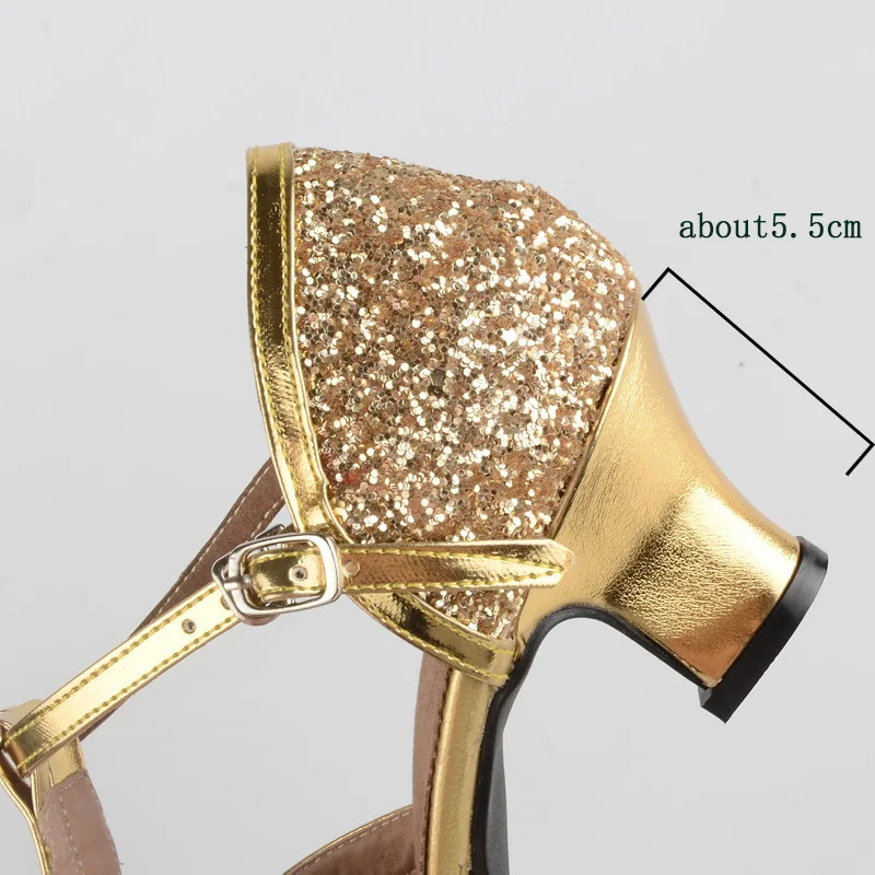 Salsa Latin Dance Shoes for Women Tango Ballroom Dance High Heels Soft Dancing Shoes for Women 3.5/5.5cm Ballroom Dance Sandals 241220