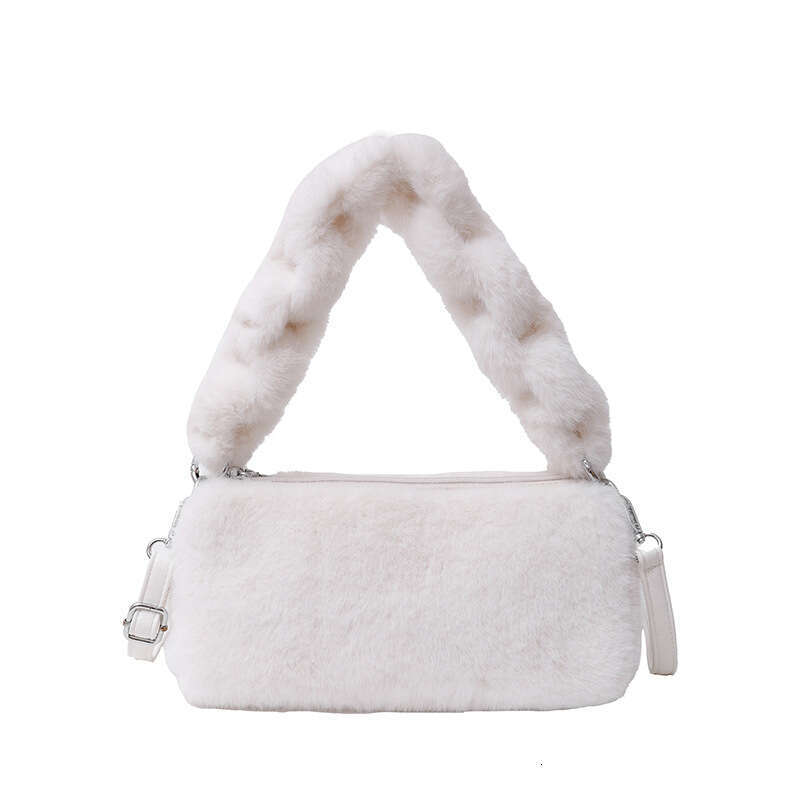 Ins Fashion Cute Plush Premium High End Handheld Box Versatile Single Cross Shoulder Small Bag
