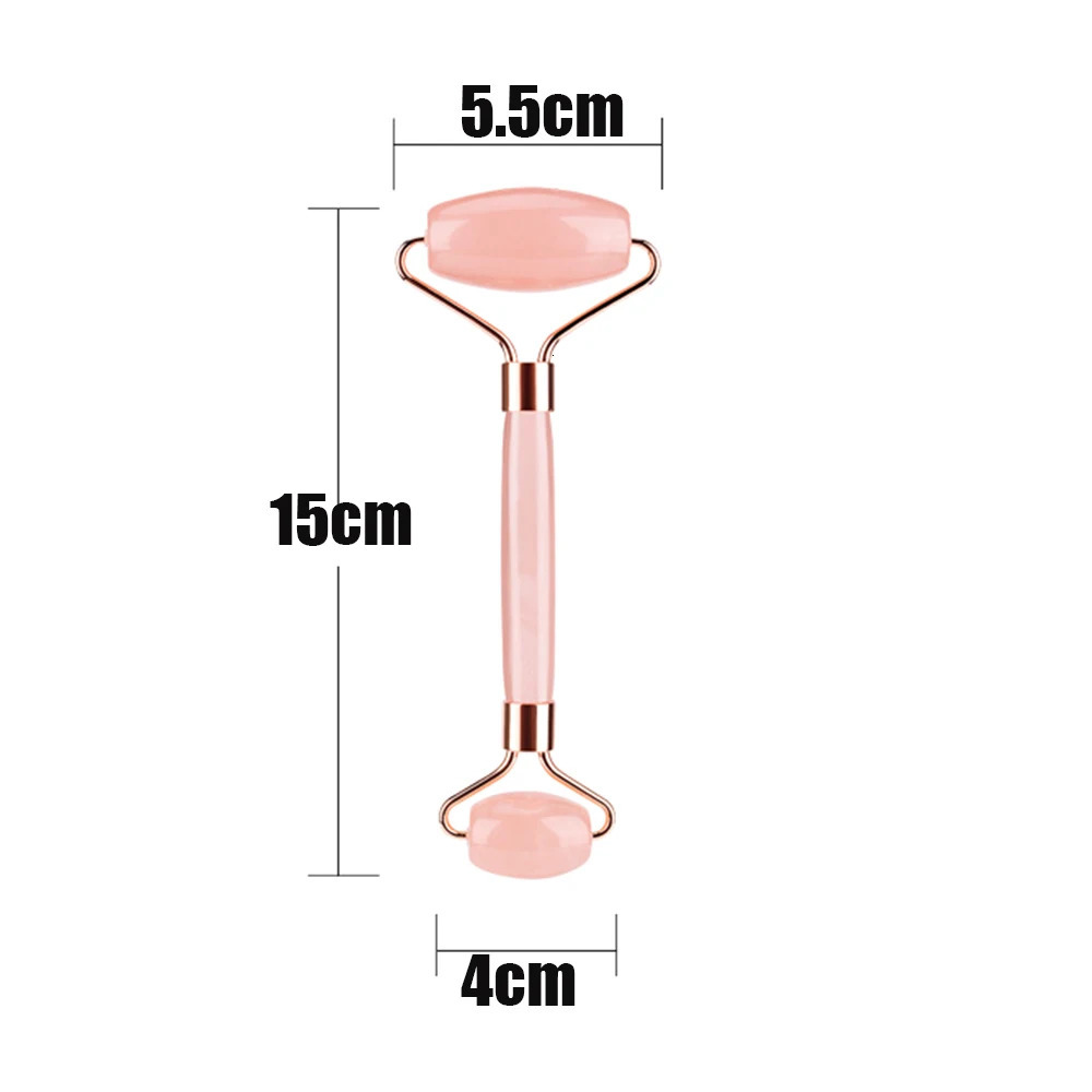 Roller Massager Rose Quartz Resin Slimming Lift Beauty Care Massage Tool DirectWholesale Skincare 241213