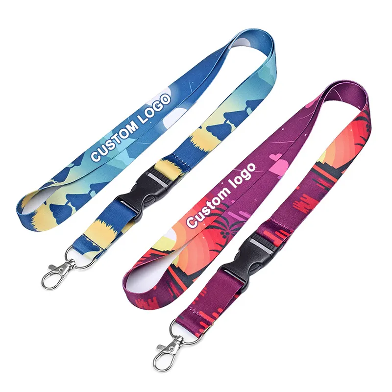Customization LOGO cell Phone Lanyard Neck Hanging Lanyards for Keys ID Card ,Polyester Lanyard lanyards,Custom Breakaway Sublimation Keychain Lanyard