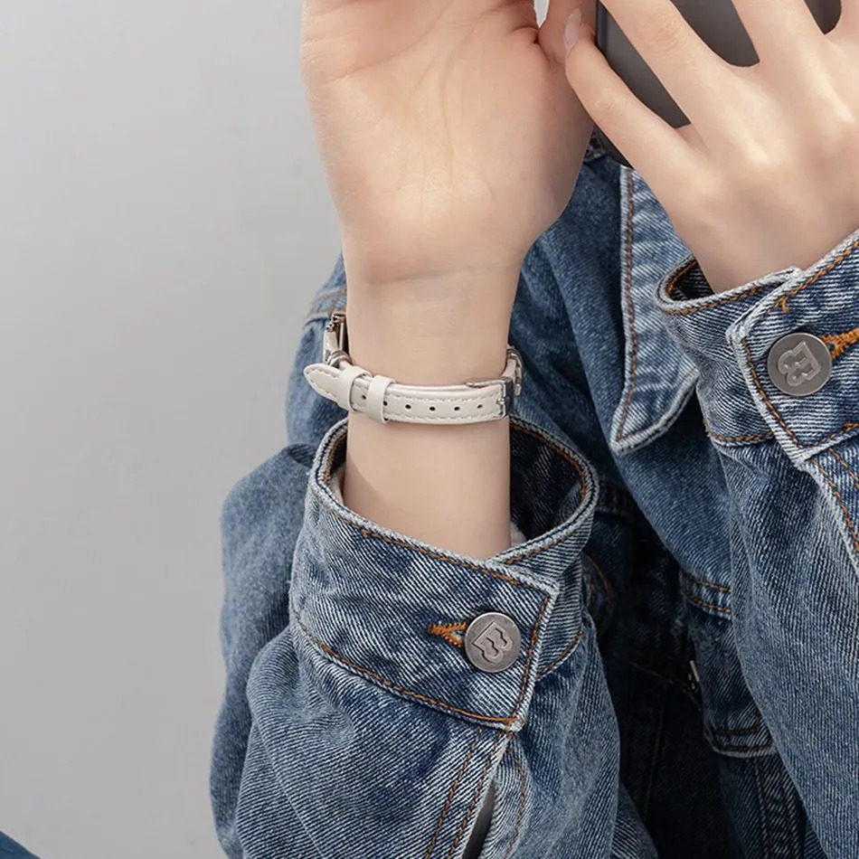20/22MM Band For Watch 5 4 6 Classic 5 Pro Fashion Vintage Star Rivet Leather Strap For Amazfit Bip 241220