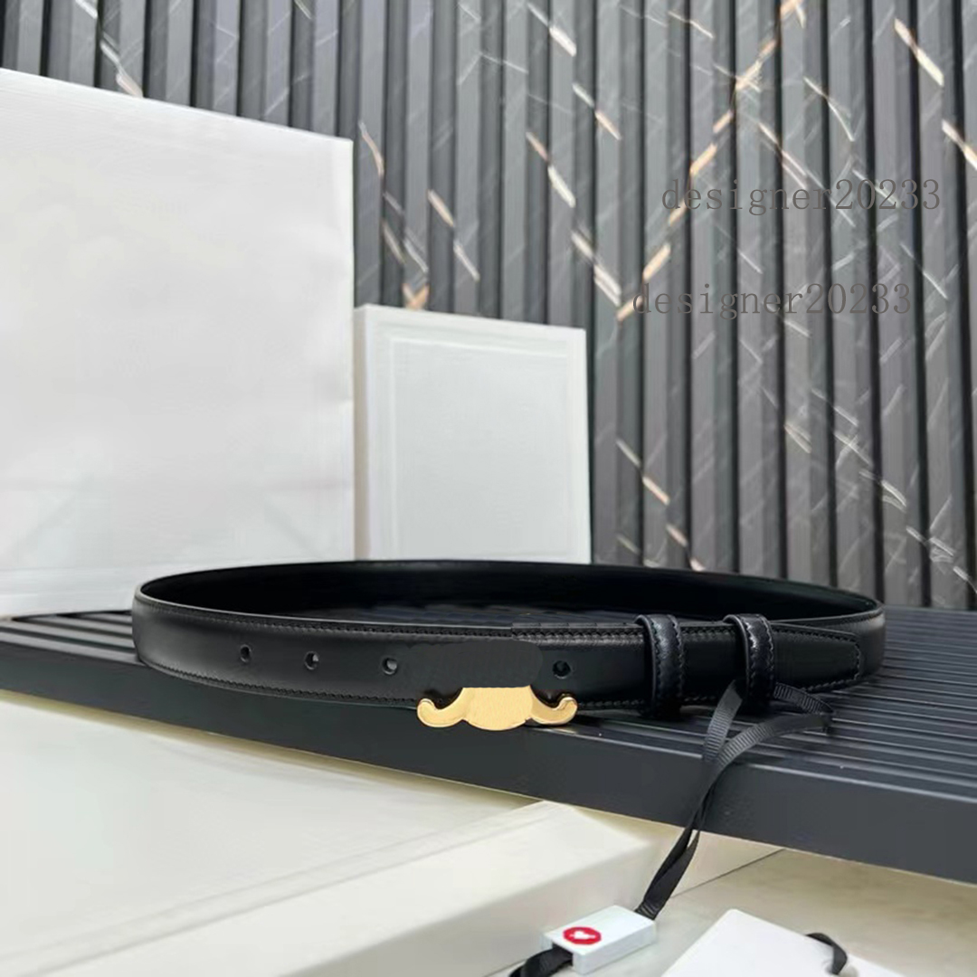 Belt designer belt luxury Woman Belt letter design Lady Narrow Belts Classic Genuine Leather Gold Buckle 4 Color Width 2.5cm 10A very nice