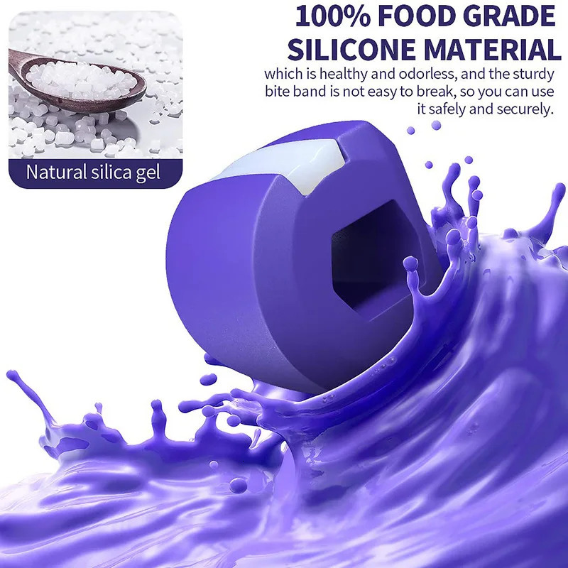 Foodgrade Silica Gel Jaw Exercise Line Ball Muscle Trainin Fitness Neck Face Toning Training lift 241213