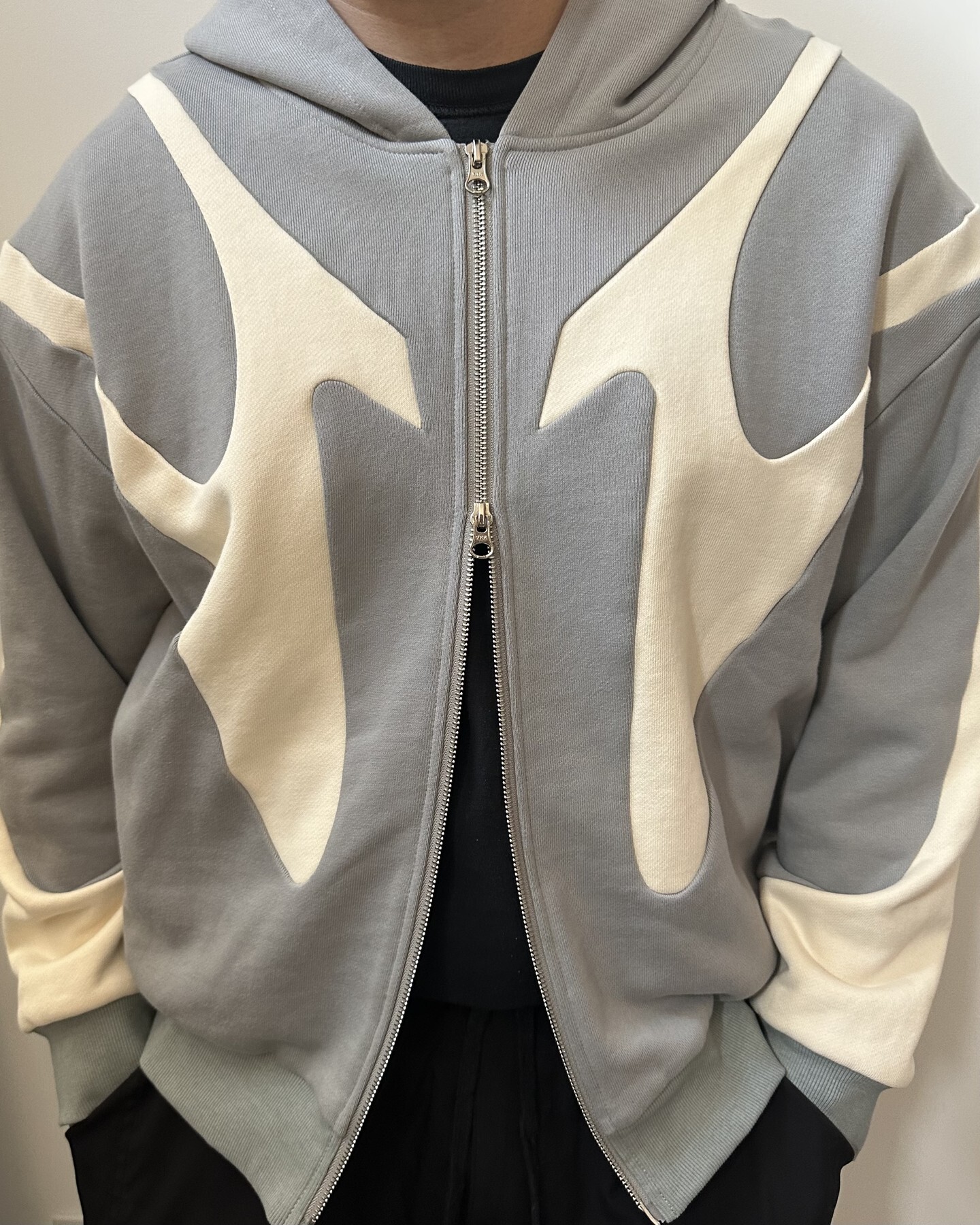 Y2k Zip Up Hoodie Fall/Winter American Fashion Material Retro Hoodies Sweatshirt High Street Pullover For Men And Women
