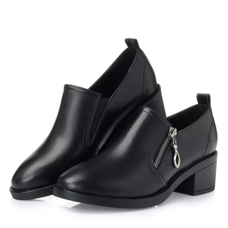 Shoes Women Autumn New Genuine Leather Women Shoes Plus Size Ladies Shoes Fashion Business Dress Women Shoes