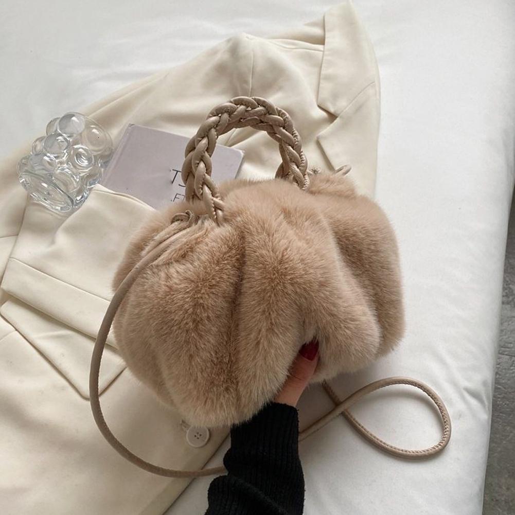 Cute Pumpkin Autumn Winter New Fashion Cloud Crossbody Bag niche design sweet girl trendy handbag bag