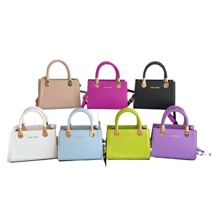 new style Summer New Fashion Weaving Handbag Single Shoulder Crossbody Small Square Women's Bag Mixed Batch