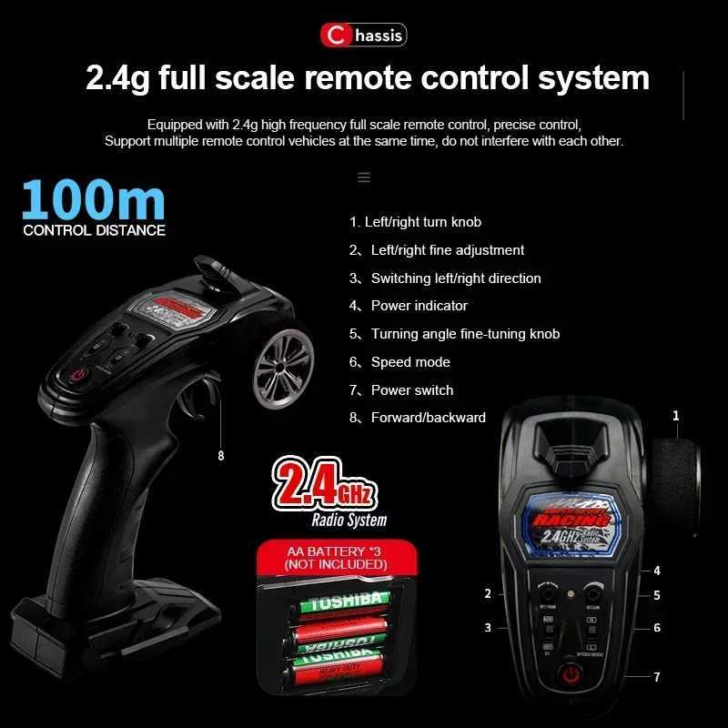 KF11 Rc 4WD Car RTR Brushless Off-Road Remote Control Vehicle High Speed Racing Truck Climbing Toy Toys for Children Adults GiftXJ241221