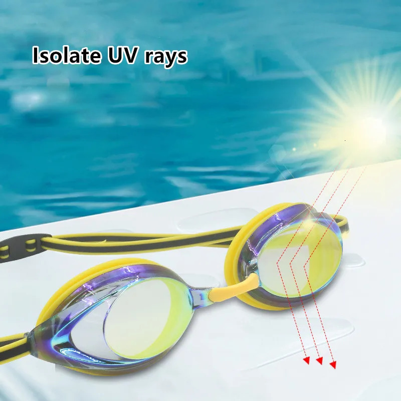 Arena swimming goggles for men and women professional anti fog and UV protective glasses waterproof and leak proof adjustable silicone glasses 241220