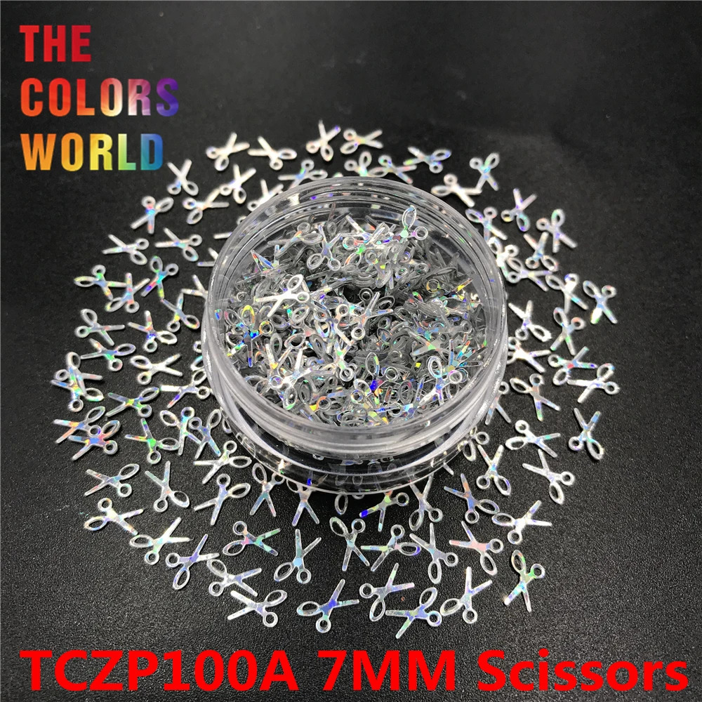 Scissors and Key Shape Sequins Nails Glitter Nail Art Decoration Body Art Face Paint Makeup Tumblers Craft Accessoires Festival 241220