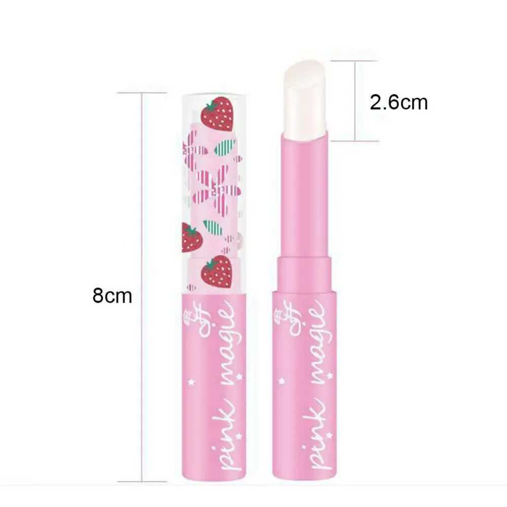 Lady Girls moisturizing lipstick natural formula lovely nutrition lipstick natural strawberry lipstick plant organic lipstickW241223
