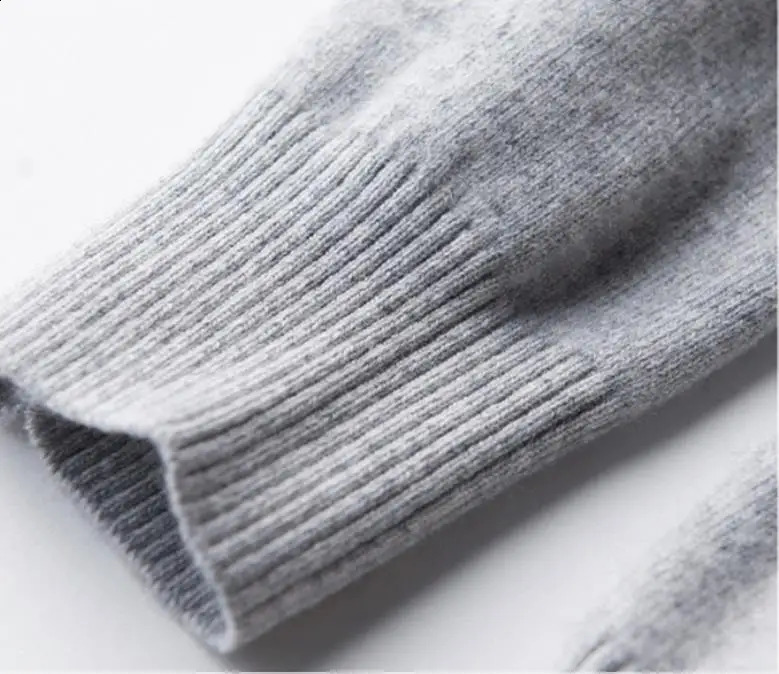 Classic Pullover V-neck Sweater for Men Autumn/Winter Cashmere Cotton Blended Warm Jumper Clothing Pullover Mens Sweater 241223