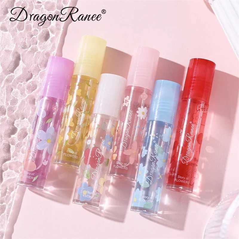 Transparent Jelly Lip Gloss Clear Petal Lip Balm Moisturizing Hydrating Colorless Crystal Lip Oil Anti Cracked Woman Lips CareXJ241223