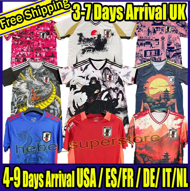 2024 2025 Soccer Jerseys Cartoon ISAGI ATOM TSUBASA MINAMINO ASANO JapanS DOAN KUBO ITO WOMEN KIDS KIT 23 24 Japanese Special uniform Football Shirt Fan Player
