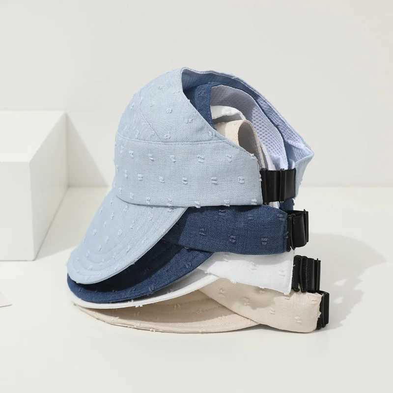 Caps Hats Spring and summer baby hats big Brim childrens baseball caps suitable for girls boys adjustable beach travel sun protection accessories H241