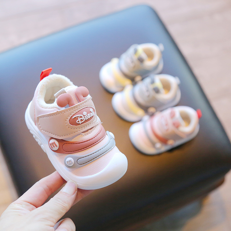 Toddler Shoes 2024 Winter Unisex Boy Girl Kid Sneakers For Baby Infant Shoes Soft Warm Sneakers Sizes 16 - 25