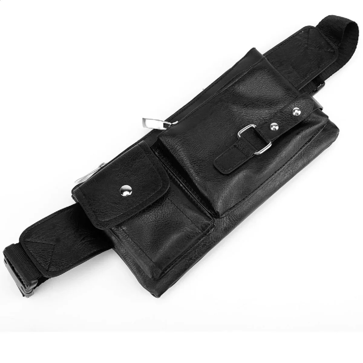 Leather waterproof material made of sports and fitness fanny packs invisible belt anti-theft cell phone fanny packs 241223