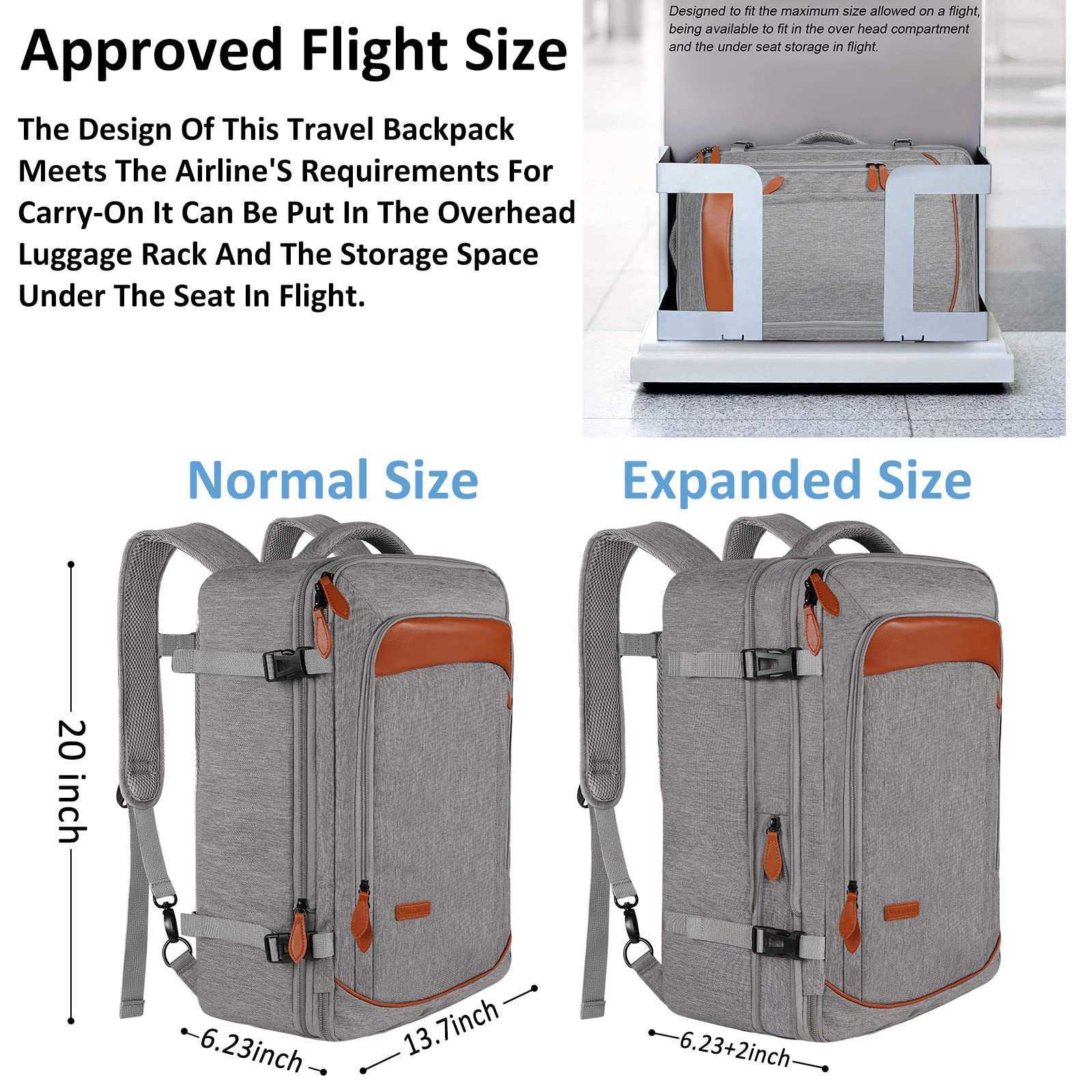 New Bagpack Large Capacity Business Backpack Men s Multi Functional Waterproof Computer Travel Bag 40l Book Back Pack 241223