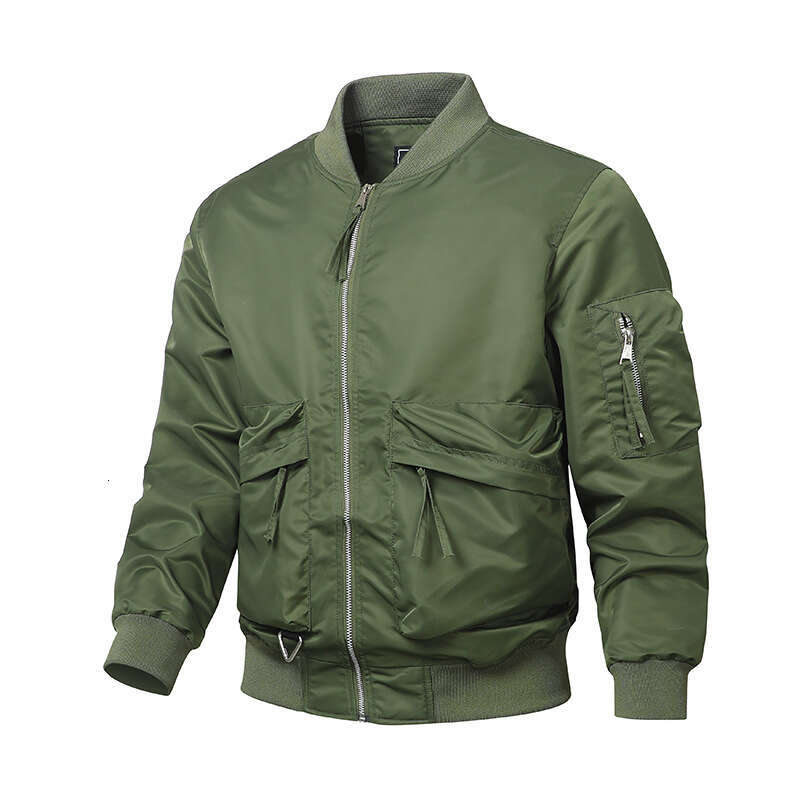 Workwear autumn and winter tough guy live broadcast Air Force MA1 pilot men's flight jacket
