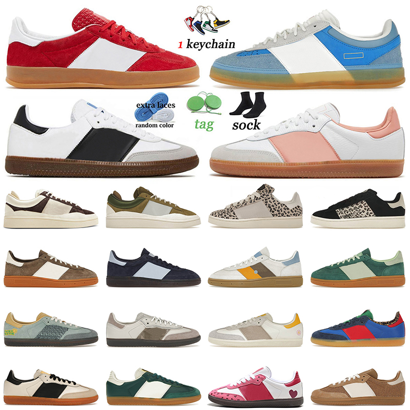 bad bunny indoor casual shoes designer flat trainers scarlet gum white core black wonder clay mens women og vegan handball loafers vintage outdoor shoe chaussures