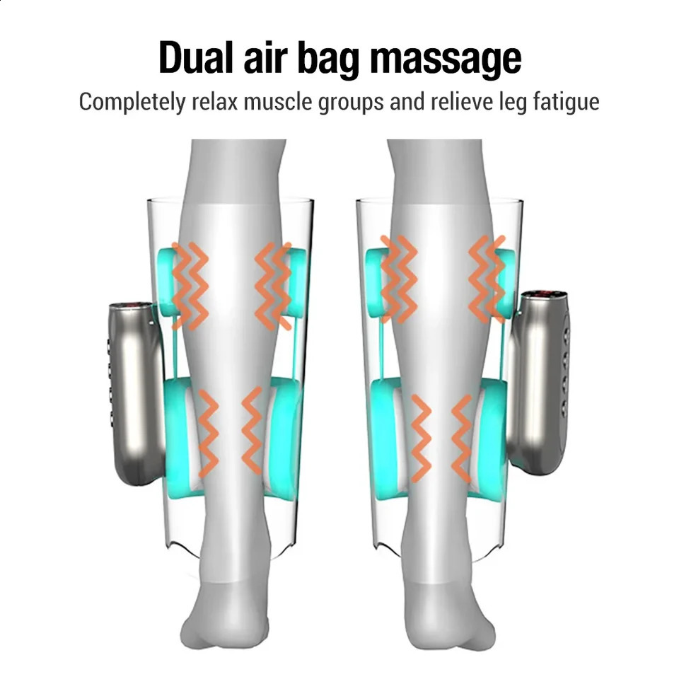 Wireless Calf Massager Portable Compress Pads Kneading Air Pressure Foot Leg Massager Leg Muscle Relax with Remote Control 241223